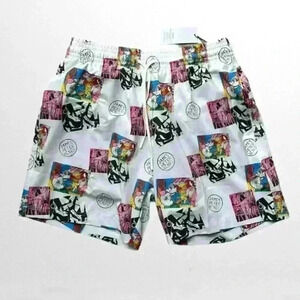 Swiminista x James Peter Henry Mid-Length Board-Shorts Swim Trunks Size Medium​